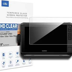 Tempered Glass Screen Protector for Garmin Echomap UHD2 92sv 93sv 94sv 95sv 9 Inch Chartplotters Touchscreen (HD Clear)
