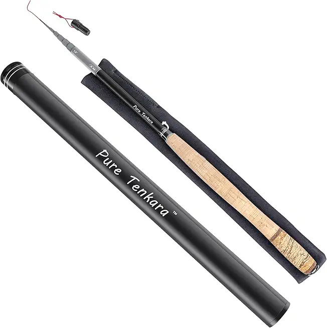 Tenkara Rod,Telescopic Fly Fishing Rod 30T Carbon Fiber with Rod Carrying Case