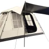 TENPLAY 2-4Person Instant Cabin Tent,Portable Pop Up Tent,One-Touch,Setup with 60s,Spacious Interior,BlackCoating,Waterproof5000mm,Includes Rainfly,Cannopy,Backpacking Tents for Camping,Hiking,Family