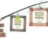 The Big Catch Fly Fishing Pole Photo Picture Holder Frame Themed Decor