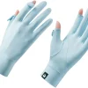 Thin Ice Silk Sun Gloves for Women UV Protection Driving Cycling Gloves UPF 50+ Touchscreen Breathable Anti-Slip Lightweight Summer Outdoor