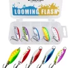 THKFISH Fishing Lures Trout Lures Fishing Spoons Lures for Trout Pike Bass Crappie Walleye 1/8oz 1/5oz 1/4oz 3/8oz 1/2oz 3/4oz 5pcs