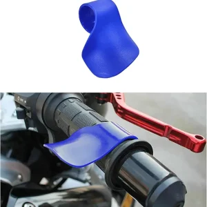 Throttle Mounted Motorcycle Cruise Assist, Motorcycle Wrist Throttle Assist Rest Control Handlebar Grip, Oil Control Rocker Rest Accelerator Assistant (Blue)