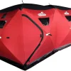 THUNDERBAY Ice Cube Series Pop-Up Hub-Style Ice Fishing Shelter, 68-112 Square Feet of Fishable Area, Portable 6-8 Person Ice Shanty