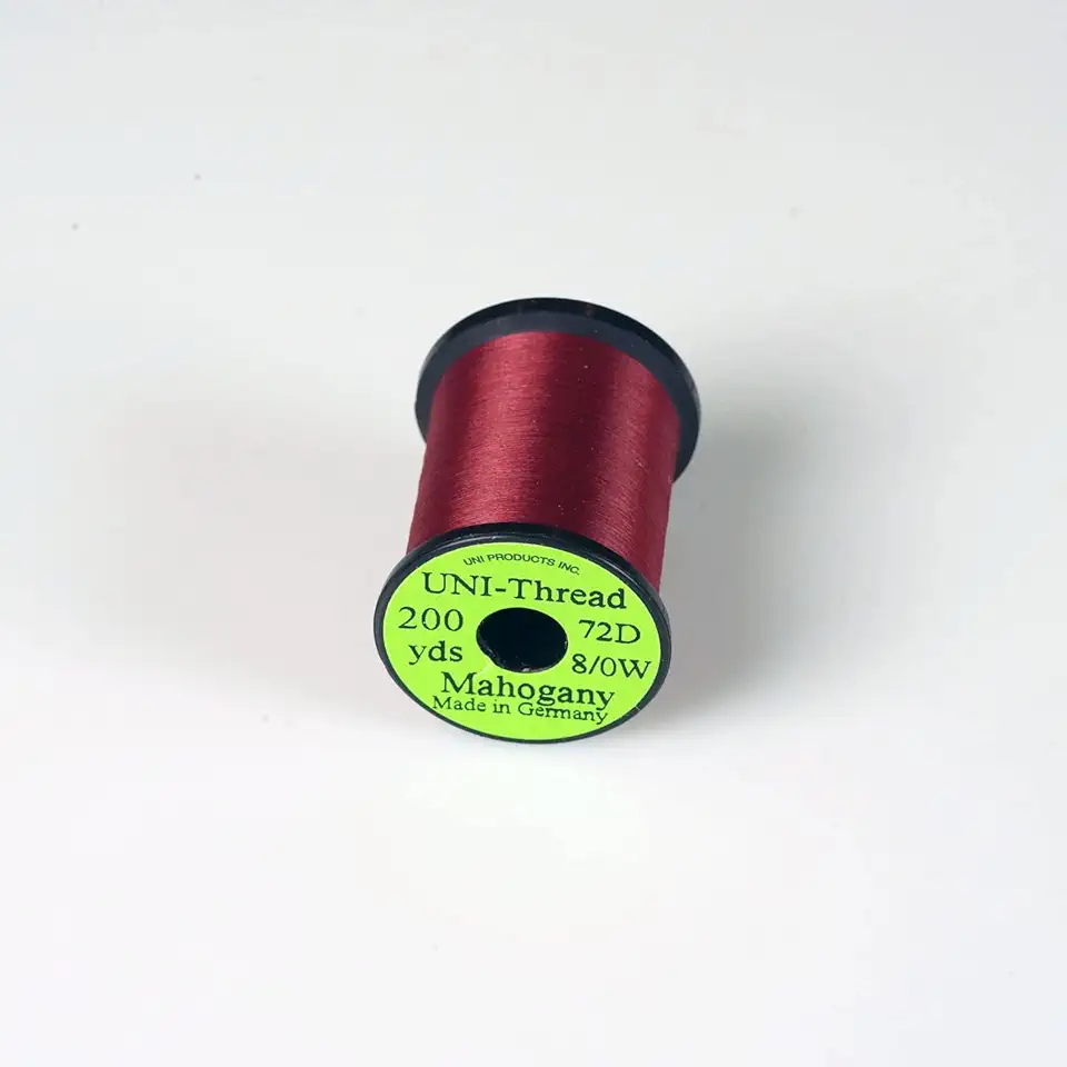 ????(TIEMCO) Uni Waxed Midge Thread #221 8/0 Mahogany