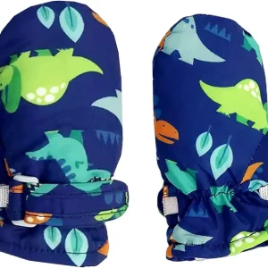 Toddler Gloves Kids Mittens Winter Warm Lined Fleece Gloves Waterproof Snow Baby Mitten for Boys Girls