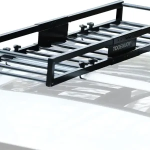 TOOENJOY 59 x 16 x 5 Inch Skinny Roof Rack Cargo Carrier Basket, Car Rooftop Luggage Holder for SUV and Pickup, 200 LBS Capacity