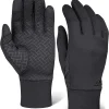 Tough Outdoors Running Gloves - Touch Screen Ski Glove Liners - Men's Winter Gloves - Glove Liners for Cold Weather