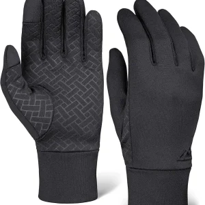 Tough Outdoors Running Gloves - Touch Screen Ski Glove Liners - Men's Winter Gloves - Glove Liners for Cold Weather