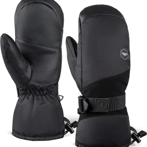 Tough Outdoors Winter Ski Mittens Men & Women - Adult Snow Mitts for Cold Weather - Waterproof Gloves Snowboarding, Skiing