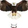 TOY Life Large Eagle Kite for Kids & Adults � Easy to Fly, Durable Ripstop Fabric with 300ft String, 50� Wingspan with Long Tail � Outdoor Toy for Beach, Park, & Backyard Fun