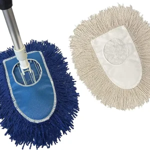 Triangle Dust Mop Kit: 4 Piece Industrial Dust Mop Kit