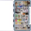 Trout Fly Fishing Flies Collection 194/118/69 Premium Flies Dry Wet Nymph Streamers Fly Assortment with Fly Box Flyfishing Flys Lures Kits