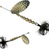 Trout Lures Spinnerbait with Fishing Spoons Salmon Lures Rooster Tail Fishing Lures Fly Fishing Nymph Tail Copper Spinner Baits Steelhead Inline fishing lure Hard Metal Spinner Baits 0.35oz