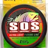 Trout Magnet Trout S.O.S. Fishing Line - 2lb Test, 350 Yard Spool, .16mm Diameter - The Strongest Light Invisible Fishing Line - Made in the USA with Smooth Copolymer for Kink-Free Tangle-Free Fishing