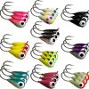 Tungsten Ice Fishing Jigs - Super Sensitive Tear Drop Jig for Panfish, Crappie, Walleye, Perch, Trout and Bluegill -Ice Fishing Lures Glow with UV Light