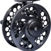 TURMAX Fly Reel Large Arbor CNC-Machined Fly Fishing Reel 3/4, 5/6, 7/8, from Bar Stock Aluminum with Sealed Carbon Drag
