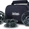 TURMAX Fly Reel Large Arbor CNC-Machined Fly Fishing Reel 3/4, 5/6, 7/8, from Bar Stock Aluminum with Sealed Carbon Drag