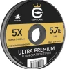 Ultra Premium Fluorocarbon Durable Flexible Abrasion-Resistant Trout Tippet with Plasma Finish for Freshwater | Nymphing/Dry Fly Fishing/Streamer Fishing