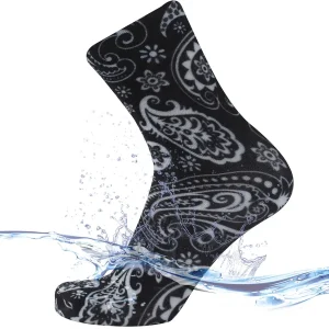 Ultra Thin Waterproof Crew Ankle Socks, Unisex Hiking Kayaking 1 Pair