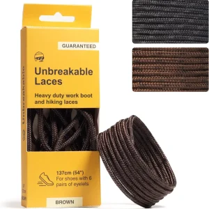 Unbreakable Boot Laces Heavy Duty - Work Boot Laces That Won�t Break. Hiking Shoe Laces That Stay Tied