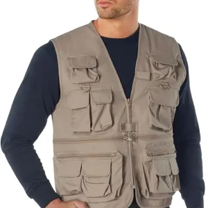 Uncle Milty Travel Vest - Outdoor Fishing Camping 17 Cargo Pocket Jacket