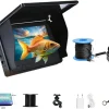 Underwater Fishing Camera, Night Vision Underwater Camera for Fishing, 4.3 Inch 1080P HD Ice Fishing Camera with 220� Wide View, IP68 Waterproof Fish Finder Camera for Ice Lake Sea Boat Fishing