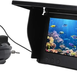 Underwater Fishing Camera, Portable Fish Finder Camera 1080P HD LED Camera with 220� Wide View and 4.3 Inch Monitor for Ice Lake Sea Boat Kayak Fishing