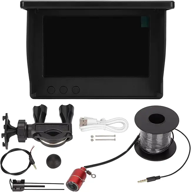 Underwater Fishing Camera Portable Video Fish Finder Underwater Fishing Camera Kit with 4.3in LCD Monitor IP67 Deep for Sea Ice Lake Boat Fishing