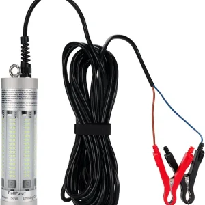 Underwater Fishing LED Light, 30W/80W/150W Super Bright 3500/9600/20900 Lumens Night Fish Attracting Lure Bait Finder Freshwater Saltwater Boat Ice Dock