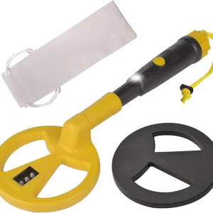Underwater Metal Detector Handheld,100 Feet Fully Waterproof Metal Detector for Adults, Lightweight Gold Finder Metal Detector for Scuba Diving Pulse Induction with LED and Power Indicator