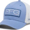 Unisex PFG Hooks Mesh Ball Cap, Bluebell/Cool Grey, Large/X-Large