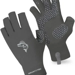 Unisex UV Protective Fingerless Gloves UPF 50+ Sun Glove for Outdoor Fishing Cycling Hiking Driving Kayaking
