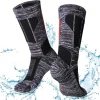 Unisex Waterproof Socks Water Resistant Socks Waterproof Breathable Hiking Wading Skiing Fishing Sock for Men Women