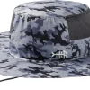 UPF 50+ Fishing Sun Hat Water Resistant Unisex Wide Brim Bucket Boonie Hat for Hiking Camping Safari FH15