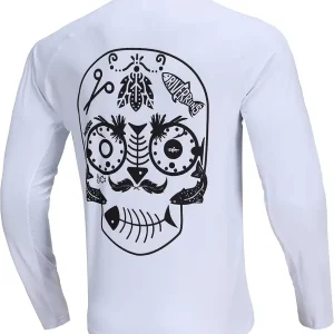 UPF 50+ Long Sleeve Fishing Shirt for Men, Light Weight Breathable Sun Protection Fishing Shirt
