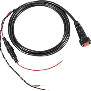 Upgraded 010-12445-00 Power/Data Cable Threaded 4-Pin Replacement Cable Compatible with Garmin Transducers echoMAP Chirp/Plus/UHD, GPSMAP Panoptix, Black