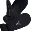 Upgraded Winter Mittens with Soft Deerskin Suede Leather & Thermal Polar Fleece & Warm C100G 3M Thinsulate Insulation