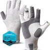 UV Fishing Gloves - Fingerless, Kayaking & Sailing - UPF 50+ Sun Protection