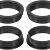 uxcell 6 Pcs Cable Snap Bushing Grommet, 1-9/16" Mounting Dia Black Round Nylon Snap in Cable Grommet Protector, Plastic Cable Hole Grommets for Wiring