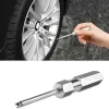 Valve Core Removal Tool, Tire Valve Stem Puller Rod Tool, No Scratch Car Valve Core Removal Single Head Tire Repair Tools, Universal Tire Repair Tools for Schrader Valve Cores (4 Inches)