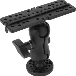 VBESTLIFE Fish Finder Accessories, 360 Degree Rotation Fish Finder Mount Ball Base Universal Ball Mount Fish Finder Holder Canoe Fishfinders Fishing