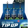 Vexan Ice Fishing Tip Up - High Visibility Green Tip Ups Ice Fishing w/Reflective Strike Indicator Flag - 18" Max Span, Easy-Deploy Ice Fishing Tip Up Hardware - Essential Ice Fishing Gear