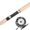 VGEBY 65cm Ice Fishing Rod Reel Combo Set Smooth Rotation Comfortable Grip Non Slip Ice Fishing Combos for Trout Walleye Perch
