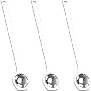 Vivicap Ice Tapper 3 Pcs Ice Mallet,Stainless Steel Ice Tapper,Ice Picks,Ice Crusher,Stainless Steel Tapper,Mallet Tool for Cocktails(White)