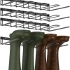Wader Hanger 4Pack, Boot Rack for Tall Booots, Metal Wire Organizer for Entryway Matte Black�