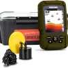 Water Depth Fish Finders Waterproof Portable Fishing Fish Finder Display Handheld Ice Fishing Finder Sonar Sensor Transducer for Boat Kayak Sea Fishing