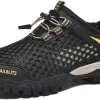 Water Shoes Men Quick Drying Outdoor Hiking Barefoot Boat Footwear Aqua Shoes for Water Sport Waders Diving Hiking Sailing Travel Beach Wading Swimming Fishing Kayaking