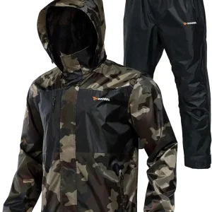 Waterproof Fishing Rain Suit for Men (Rain gear Jacket & Trouser Suit)