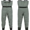 Waterproof Fishing Waders for Men Women| 2-Ply Nylon/PVC Chest Wader with Boots for Duck Hunting & Fly Fishing| Lightweight Bootfoot Waders